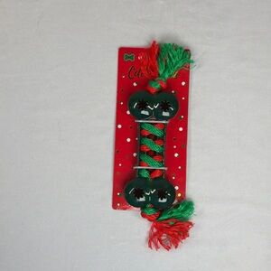 Holiday Celebrations Bone & Rope Dog Toy